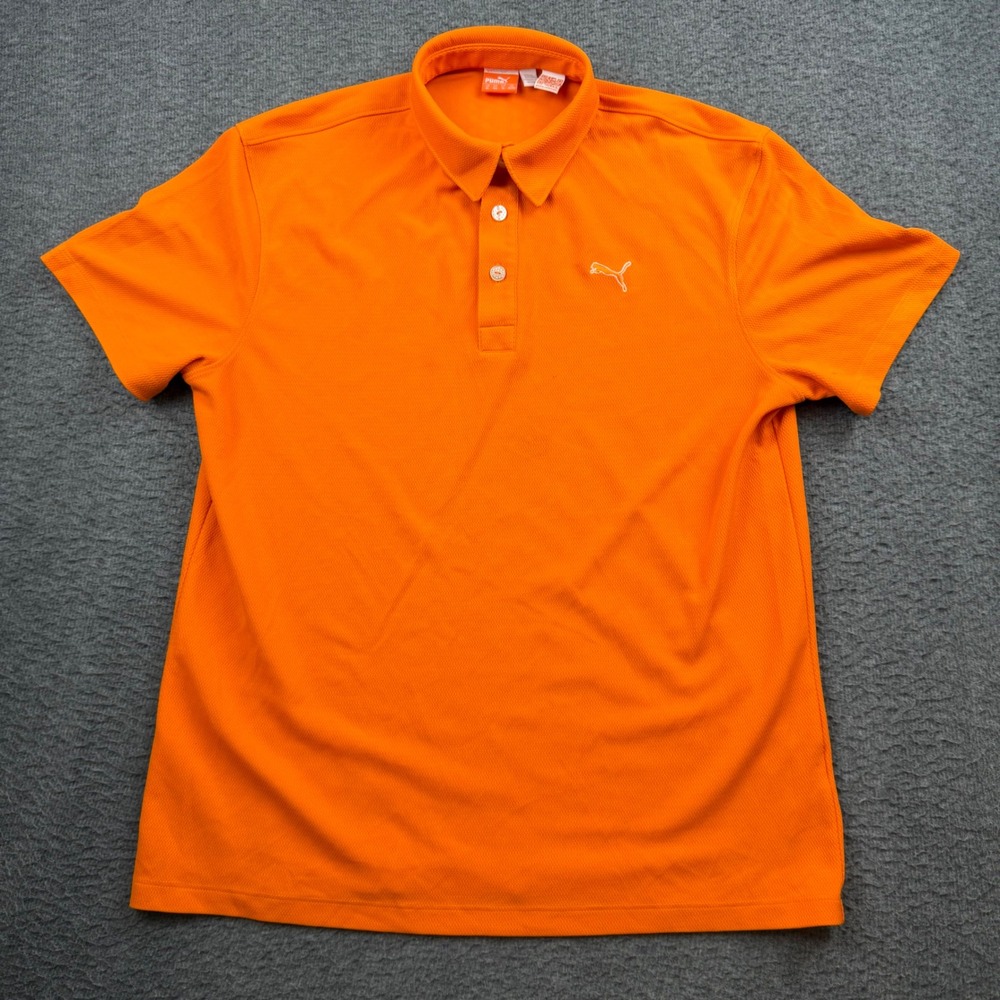 Puma Orange Polo Shirt